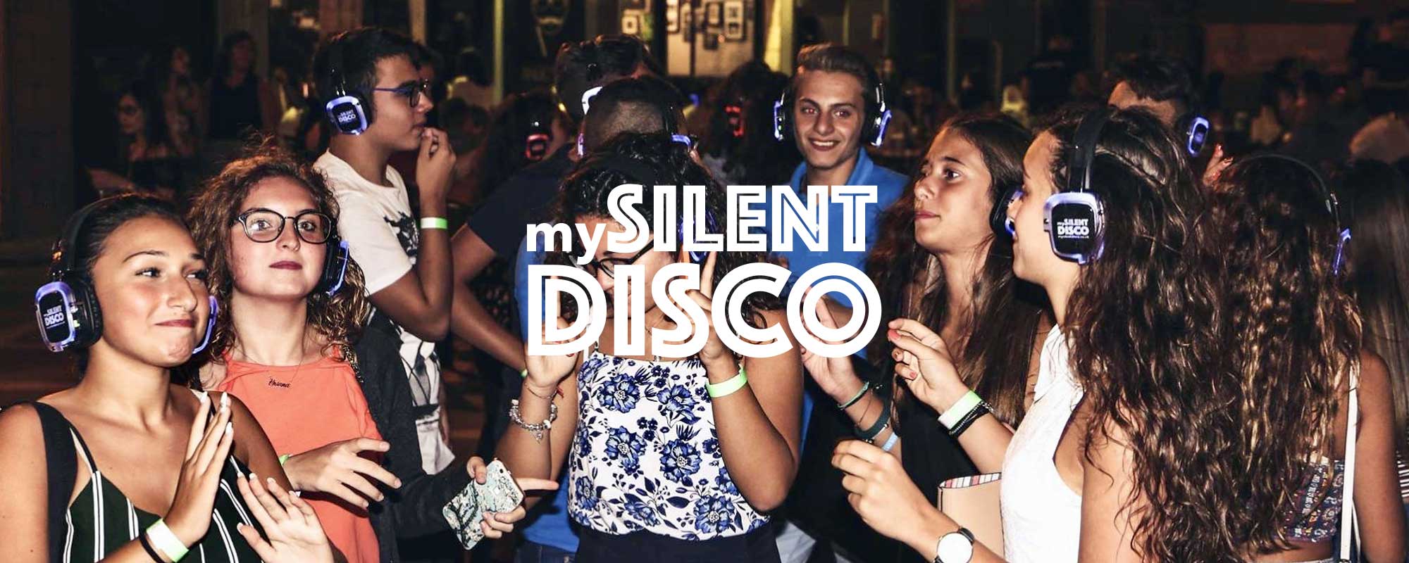 Outdoor silent disco in Italy